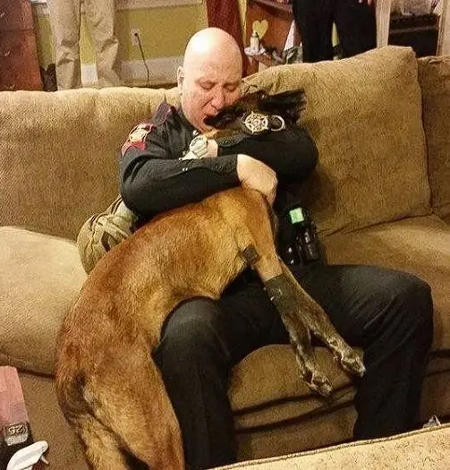 I BROKE DOWN SAYING GOODBYE TO MY K-9 PARTNER