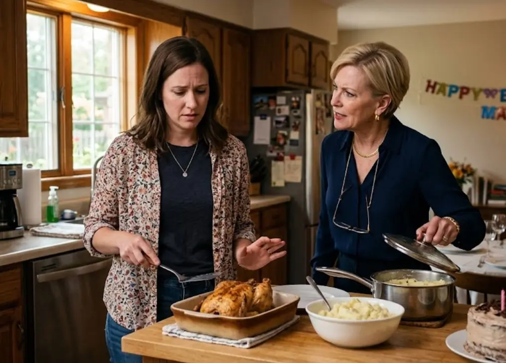 My MIL Tried to Throw Away the Birthday Dinner I Made for My Husband — But It Backfired