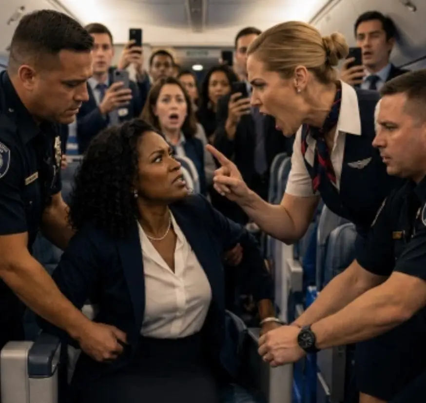 Security Drags Black Woman Off Plane — Minutes Later, She Cancels $1B Airline Deal!