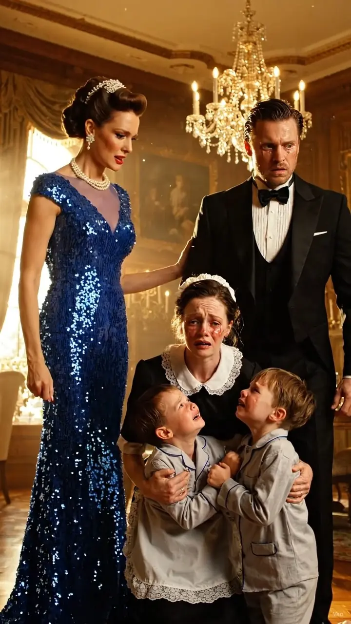 The Billionaire Thought She Was Just a Maid — Until His Sons Exposed a Family Secret