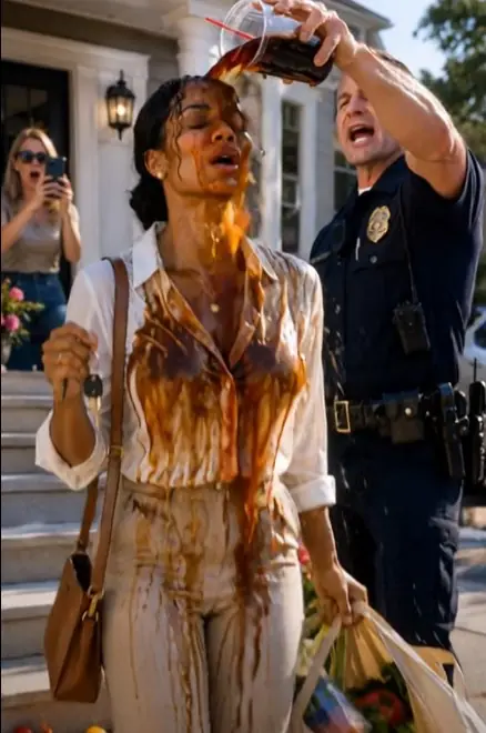 Cop Poured Drink on Black Woman in Her Driveway — Then, He Collapsed When Learning Who She Was