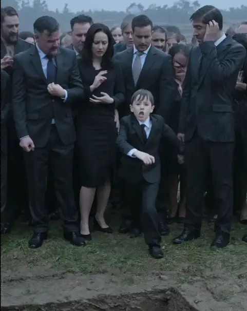 A Boy Grabbed His Father’s Coffin in the Rain and Screamed ‘He’s Not My Father.’ Then They Saw What Was in the Dead Man’s Hands”