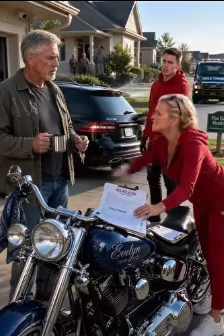 HOA Karen’s Son Tried to Steal My Harley — Then Called the Cops to Threaten Me, Not Knowing Who I Am