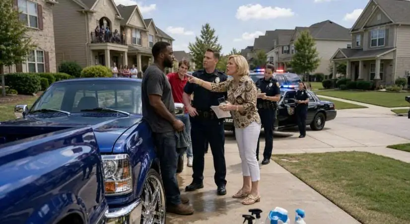 HOA Karen Wanted My Truck for Her Son — Called the Cops, Didn’t Realize I Had the State Attorney!