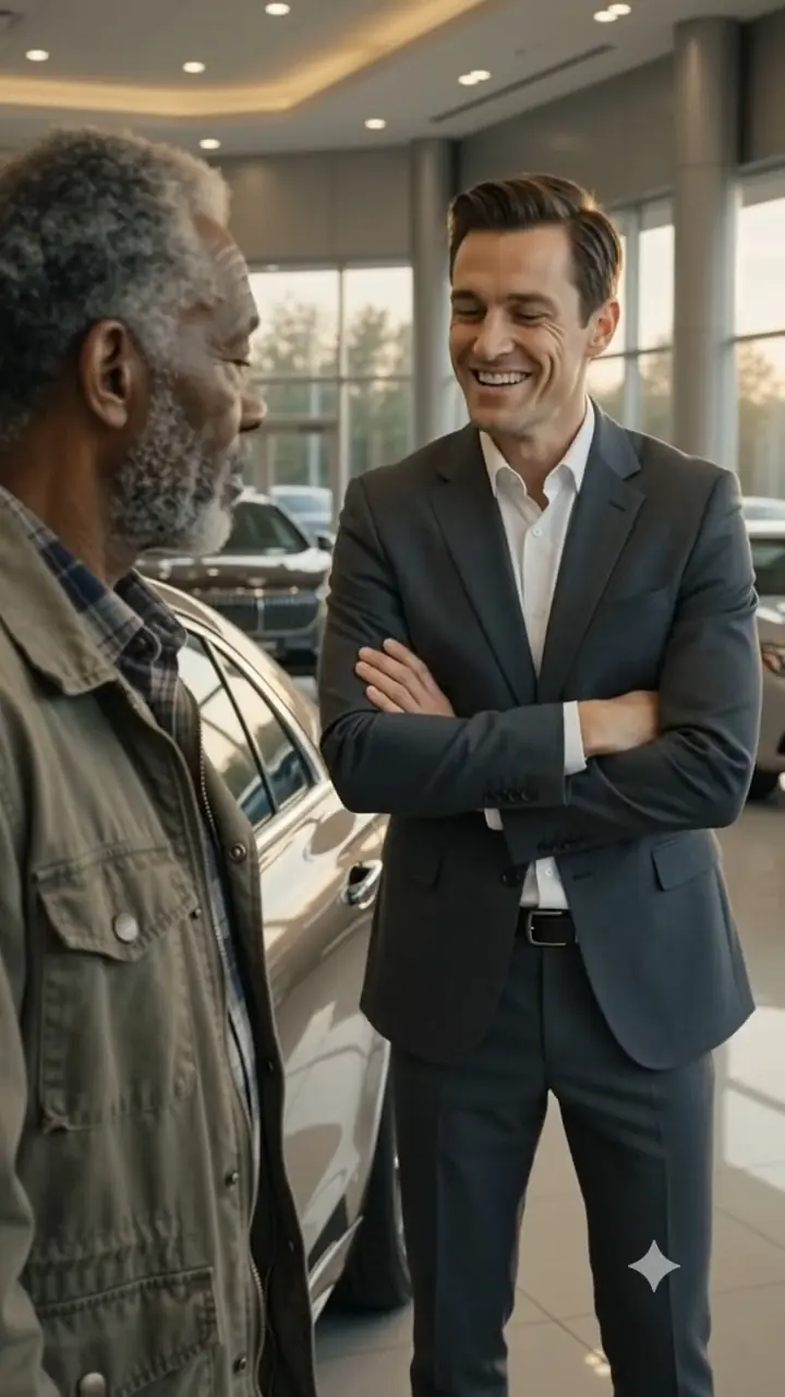 Salesman Mocked an Elderly Man Looking at a Classic Car — Then the Manager Recognized Him