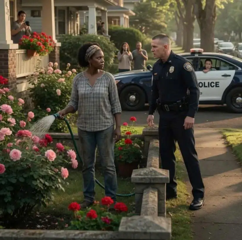 The Officer Humiliated Her on Her Own Lawn—Then She Opened Her Badge
