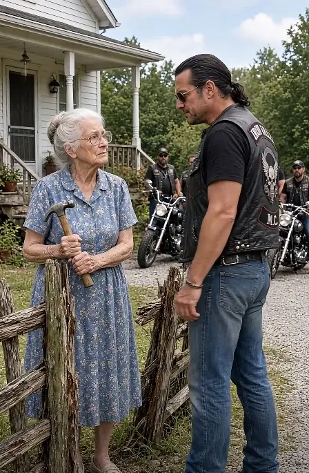“My Son Wears That Patch,” the Old Woman Said — The Biker Went Completely Still