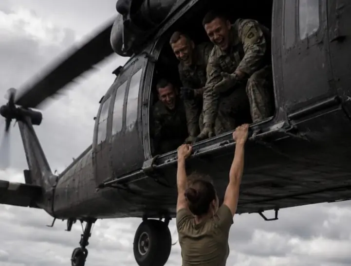 The soldiers pushed their commander, a female captain, out of a helicopter because they refused to obey her; but none of them could have imagined how this cruel act would end