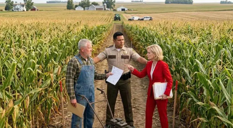 HOA Called Police to Seize My Cornfield — 7 Mins Later, They Learned I Own the Entire Valley!