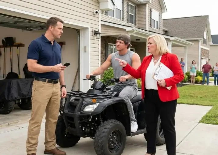 HOA Karen’s Son Stole My ATV, Thinking He’s Untouchable — Unaware Who I Really Was