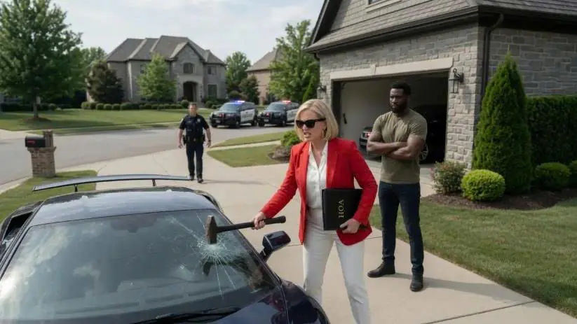 HOA President Smashed a CEO’s Lamborghini — Then Her Own Livestream Became the Vote That Ended Her Rule