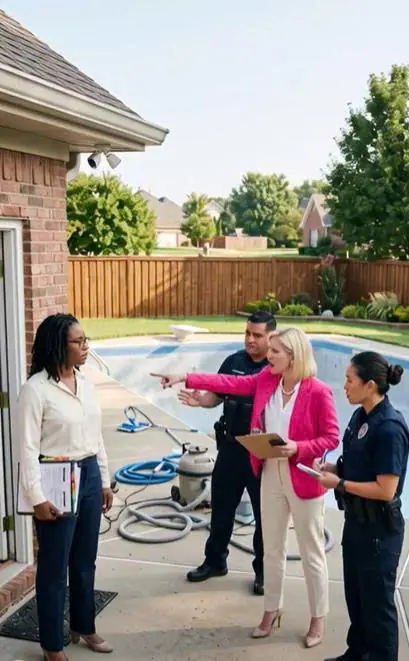 i drained my pool then karen returned with the cops claiming it was hers