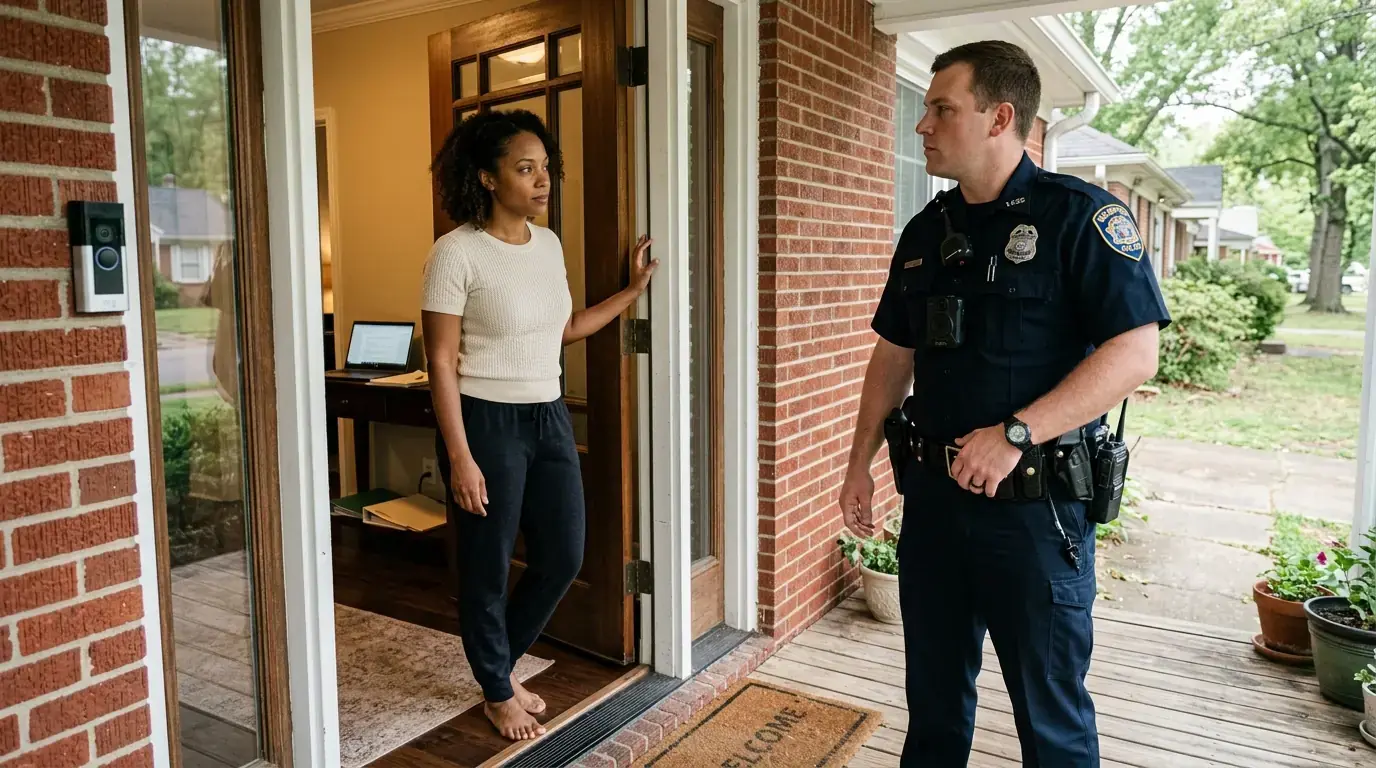 A Cop Ordered a Black Woman Out of Her Own Home — Then She Asked Him to Repeat the Threat for the Camera