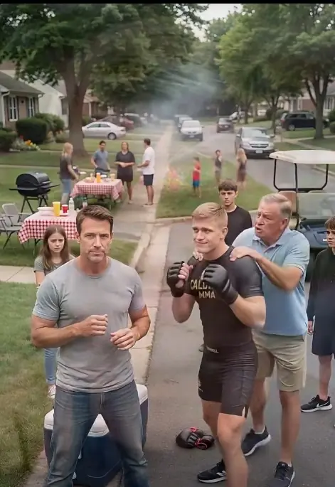 A Young Martial Arts Champion Challenged the Quiet Dad Next Door — Then the Entire Neighborhood Fell Silent