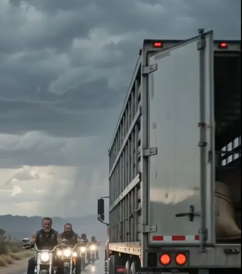 One Hundred Bikers Shut Down Interstate 15 for a Burlap Sack — Then the Bag Moved
