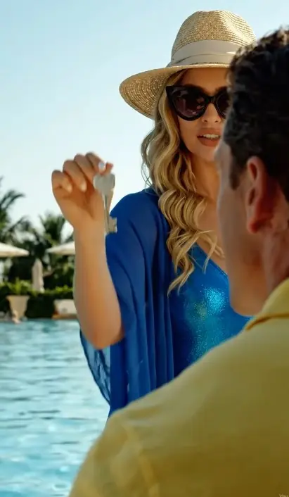 She Used Her Neighbor’s Pool Like It Belonged to the HOA — Then He Saw the Key in Her Hand