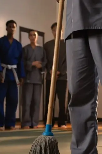 The Champion Gave the Quiet Janitor One Chance to Back Down — The Old Man Just Smiled
