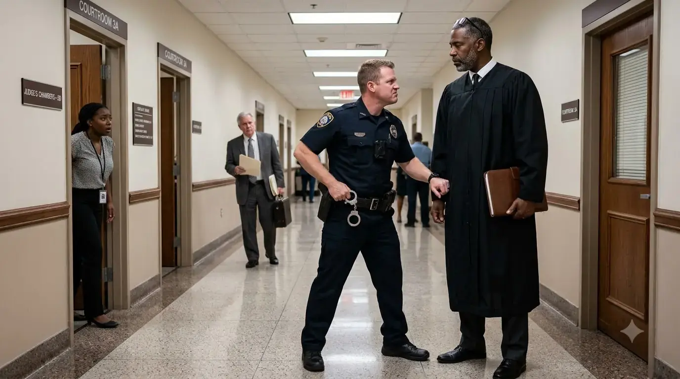 A Cop Shamed a Judge’s Robe as a Costume — Then the Courtroom Doors Opened