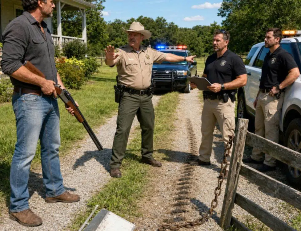 PART2 I Grabbed My Shotgun When HOA Patrol Trespassed — Then the Sheriff Revealed What They Were Really After