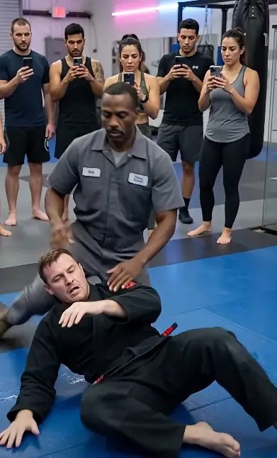 You Ready, Roach?” The Arrogant Black Belt Humiliated the Quiet Janitor