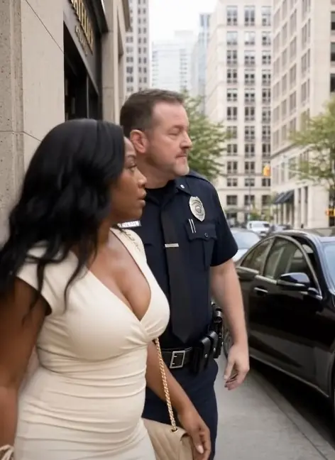 They Stopped a Black Woman Outside a Luxury Boutique Over a Bag She Had Paid For — Then Her Husband Asked the Sergeant to Check the Time