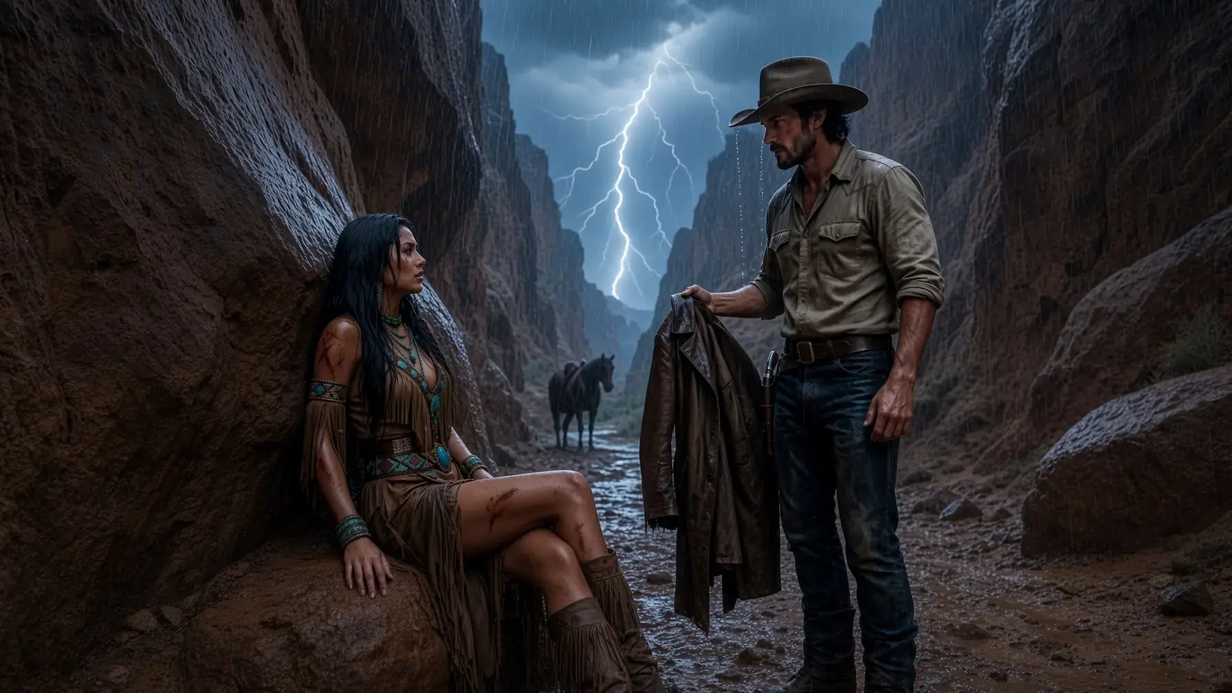 "Cowboy… Do You Just Want My Body Like Everyone Else’s?” The Widowed Apache Woman Whispered in Fury
