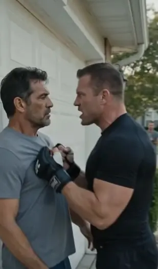 My Neighbor’s Black Belt Champion Cornered Me — He Had No Idea I Trained Elite Fighters