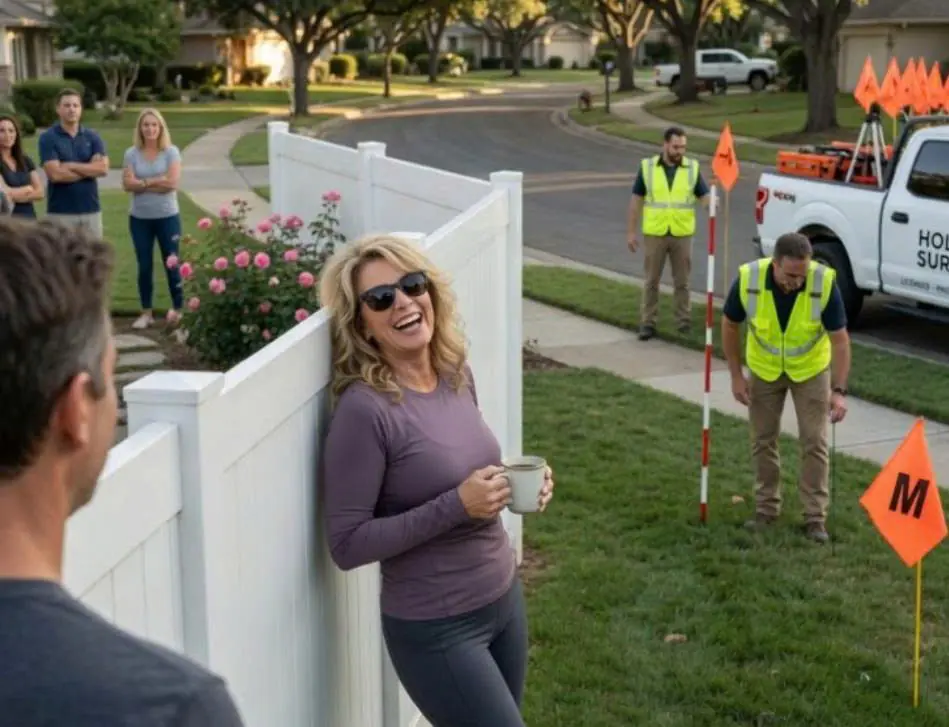 PART2 The HOA Karen Laughed at My Warning — Then the Survey Crew Put Orange Flags Through Her Backyard
