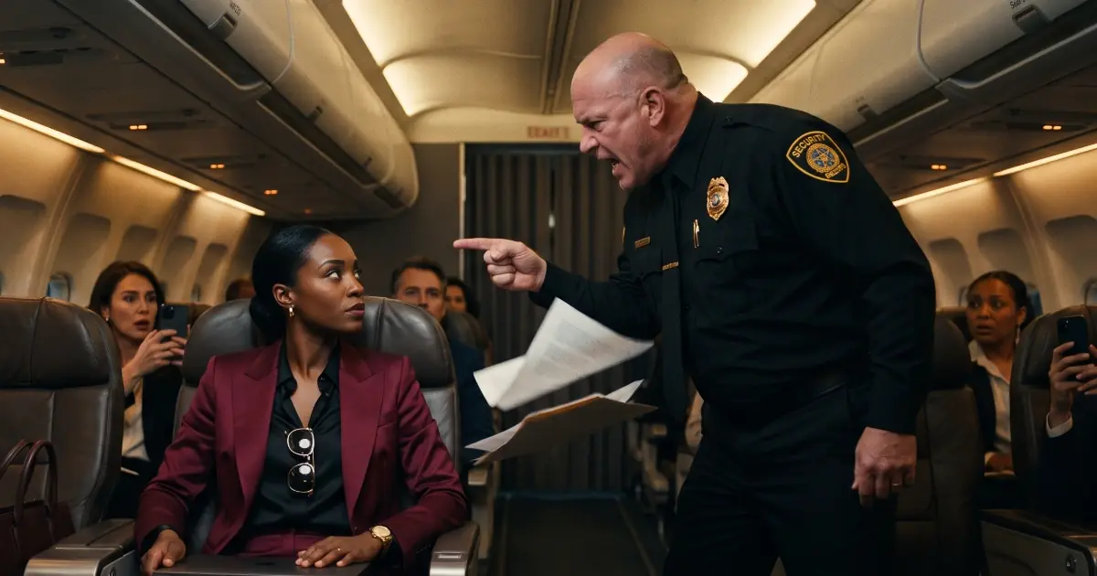 Airport Security Ordered a Black Woman Out of First Class — "Don't Touch Me... You'll Wish You Hadn't," She Said Without Leaving Her Seat