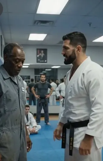 Black Belt Picked a Black Janitor for a “Lesson” — 40 Seconds Later, He Was Begging Him to Stop