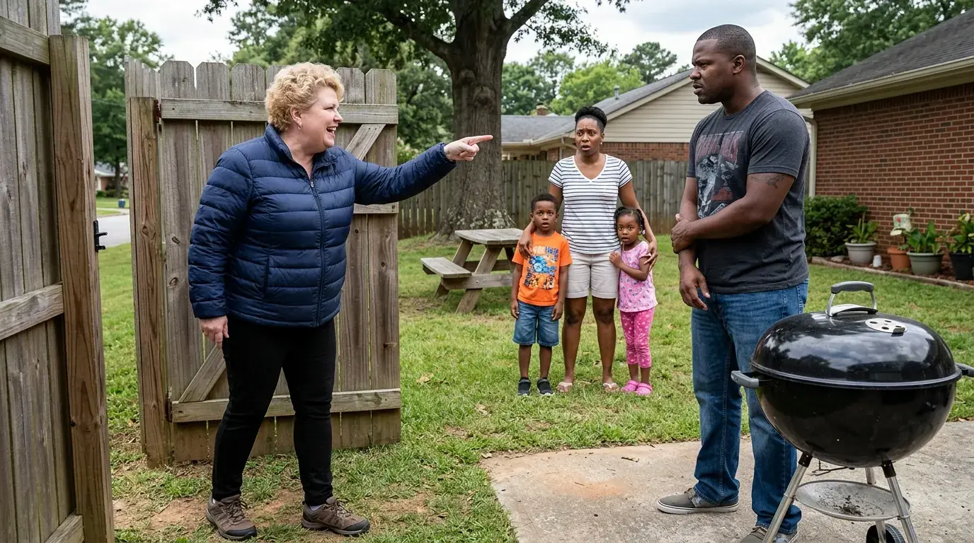 White Neighbor Called 911 on a Black Family’s BBQ — Then a Black SUV Stopped at the Driveway