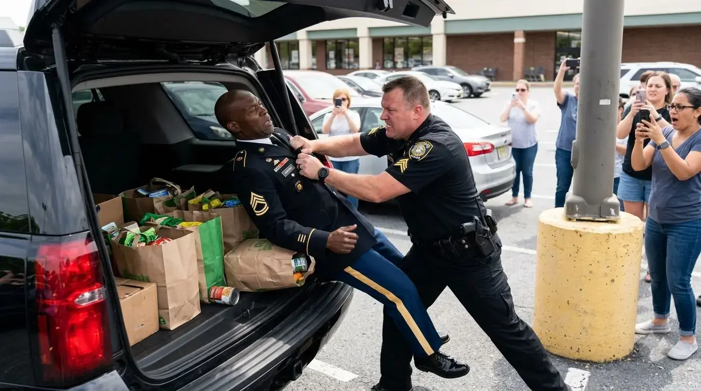 The Officer Laughed at His Federal Credentials — Then Three Black SUVs Locked Down the Parking Lot