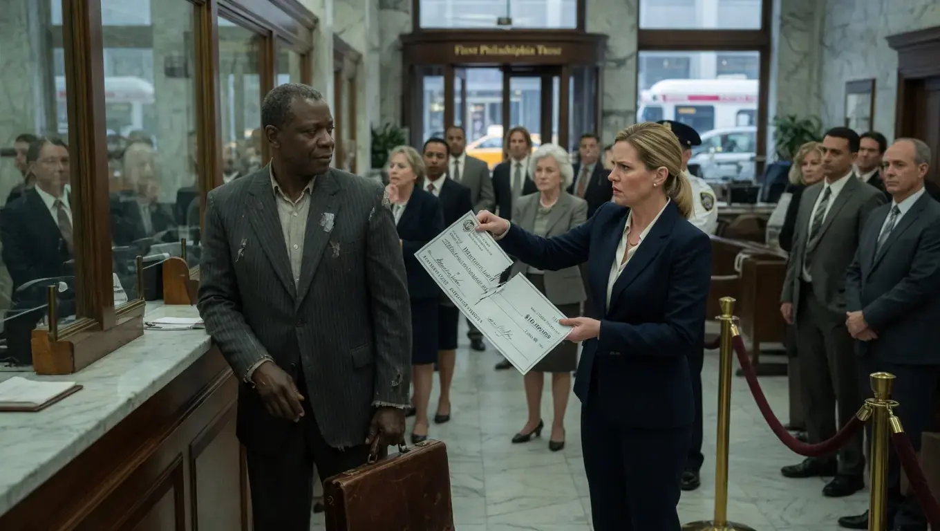 A BANK MANAGER TORE UP A BLACK MAN’S $10 MILLION CHECK — THEN HER BOSS WALKED IN AND SAID “SIR”