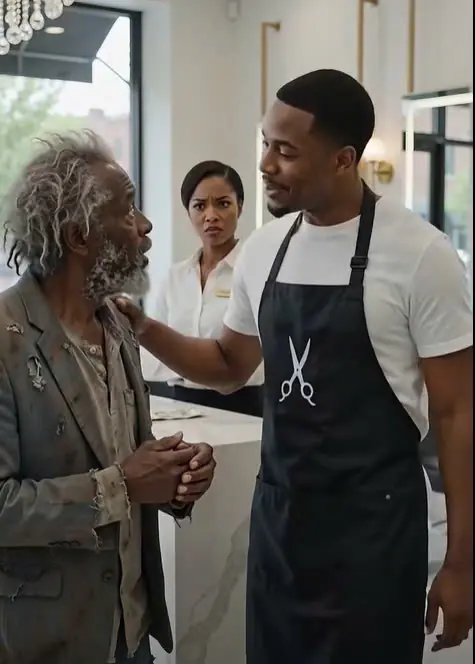 Everyone Laughed When the Poor Old Man Asked for a Haircut—Until He Reached Into His Coat