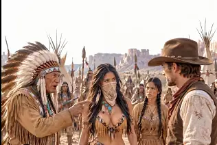 Chief Said: “Marry My Ugly Daughter or Die.” The Cowboy Accepted—Then FROZE as Her Veil Fell