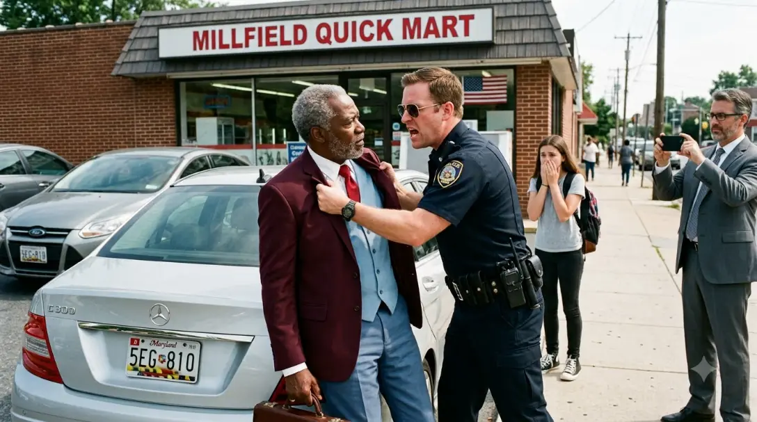 A COP PULLED OVER AN ELDERLY BLACK MAN—UNAWARE OF WHO HE REALLY WAS