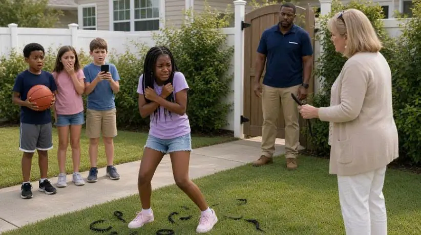 MY NEIGHBOR SNUCK INTO MY YARD AND CUT MY DAUGHTER’S HAIR WHILE I WAS GONE — SHE THOUGHT NO ADULT HAD SEEN HER