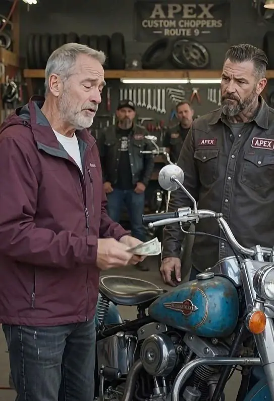 Mechanic Laughed at a 75-Year-Old Man’s Rusted Bike — Then the Hells Angels Arrived to Escort Him Home