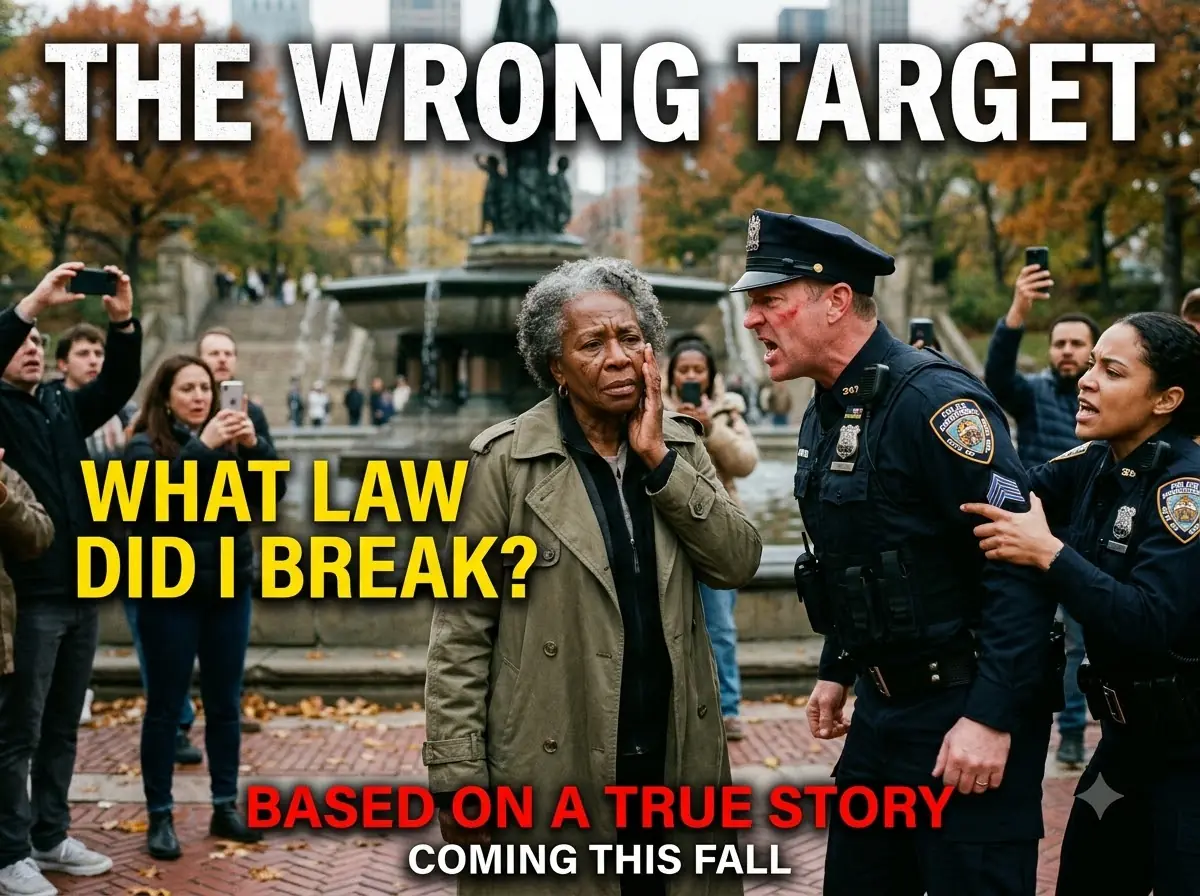 A corrupt police officer brutally slaps an apparently homeless woman in a public park for refusing to leave her bench, completely unaware that she is a undercover National Security officer executing a massive federal sting operation against his entire pre