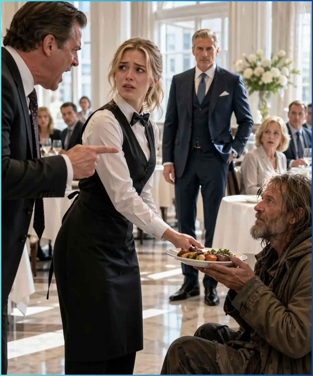 They Fired for Feeding a Homeless Man—Until the Billionaire at Table Twelve Bought the Entire Restaurant