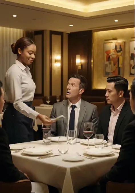THE MILLIONAIRE BET $100,000 — THEN THE BLACK WAITRESS SPOKE MANDARIN AND THE WHOLE ROOM STOOD UP