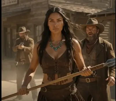 He Ordered a Quiet Mail-Order Bride to Save His Dying Ranch. Then Six Gunmen Came, and the Apache Woman Pulled Out a Spear and One Small Object That Exposed a Secret Buried for 17 Years
