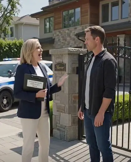 HOA Karen Sent Her Cop Husband To Take My Pool Keys — Didn’t Know Who I Really Was