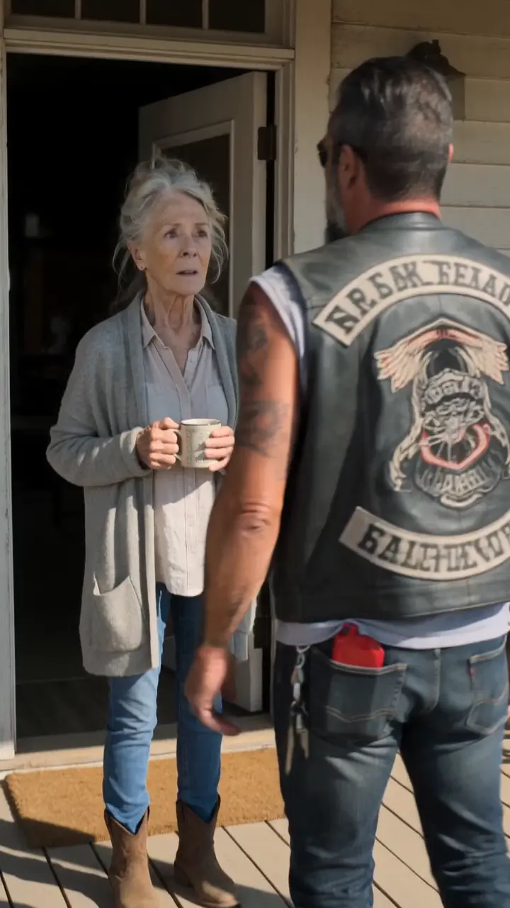 An Old WoMan Saved a Biker's Wife — Then 800 Hells Angels Came Looking for Her
