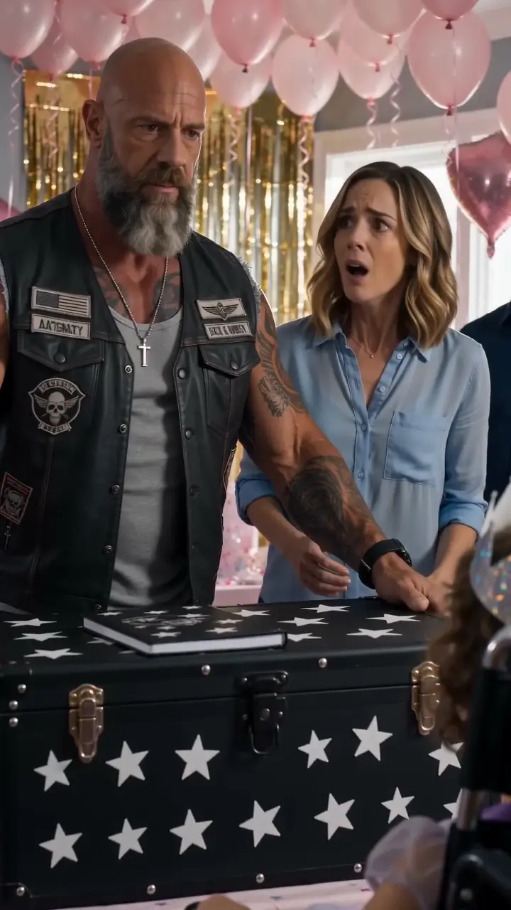 The Biker Who Brought a Coffin to My Daughter’s Birthday. What He Carried Inside Changed the Meaning of My Husband’s Last Promise.