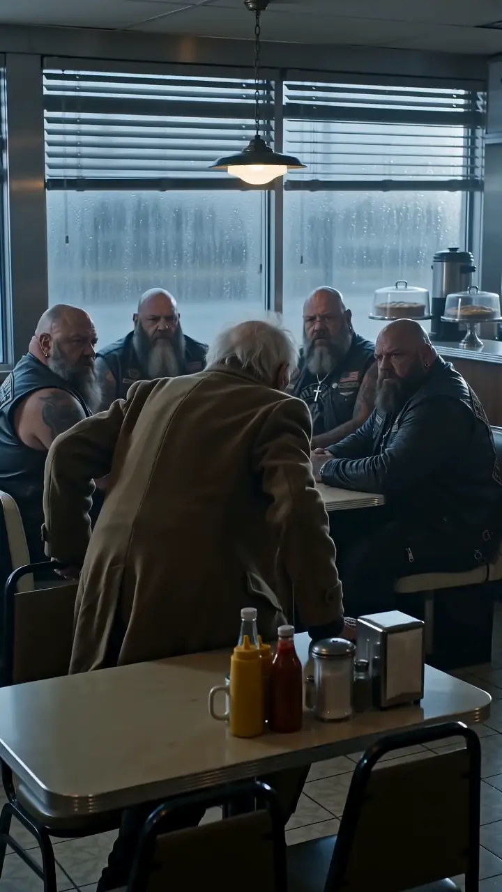 An Elderly Veteran Couldn't Remember His Way Home — Then Four Hell's Angels Followed Him Outside