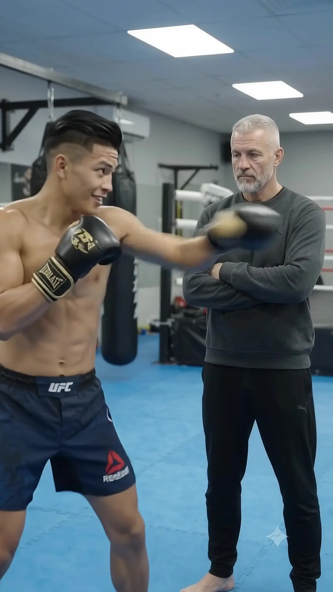 Cocky Champion Picked a Grey-Haired Stranger for an Easy Win — Then the Stranger Asked, “You Promise Not to Cry?”