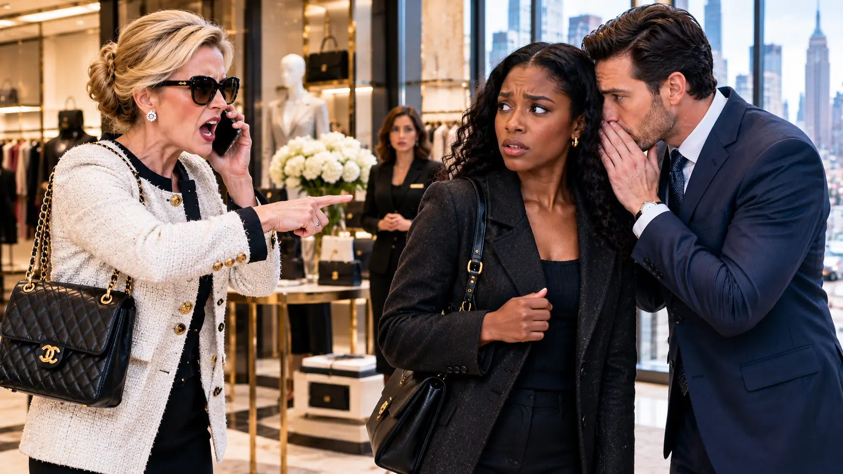 A Wealthy Woman Called the Police on a Black Shopper in a Manhattan Boutique — Then the Regional Director Whispered, “She Owns This Store