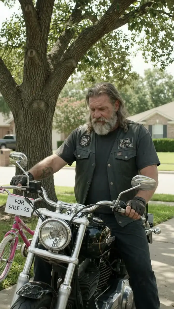 She Tried to Sell Her Pink Bicycle to Feed Her Mother. The Stranger Beneath the Oak Tree Was Carrying a Secret That Had Waited Thirty-Four Years.
