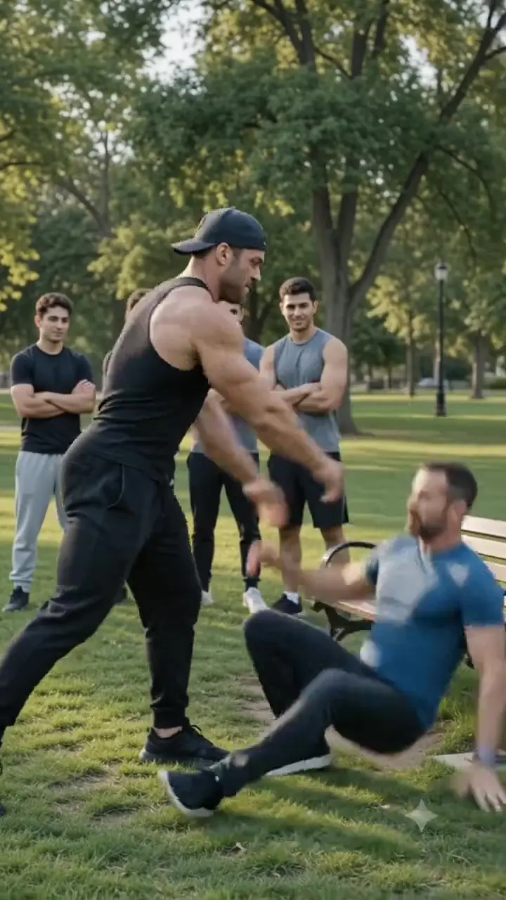 5 Bullies Surrounded a Single Dad in the Park — Unaware He Was an MMA Champion